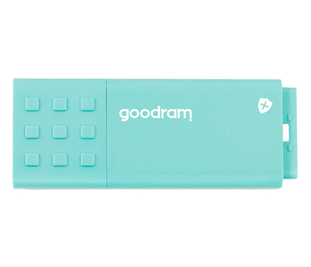 GOODRAM 16GB UME3 CARE USB 3.0 turkusowy - 694960 - zdjęcie